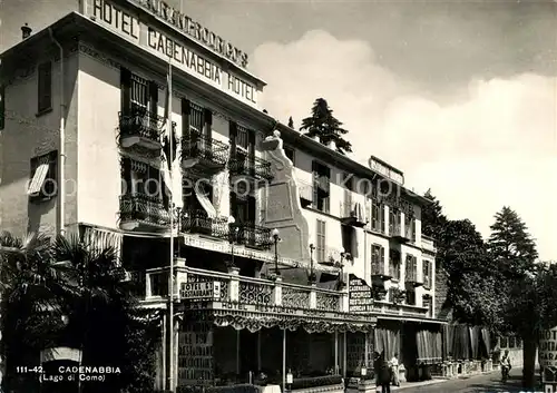 AK / Ansichtskarte Cadenabbia Lago di Como Hotel Kat. Griante