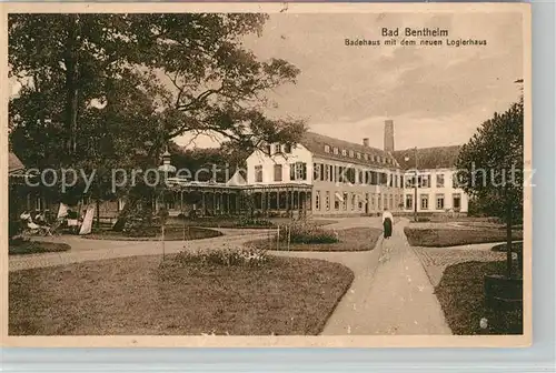 AK / Ansichtskarte Bad Bentheim Badehaus mit dem neuen Logierhaus Kat. Bad Bentheim