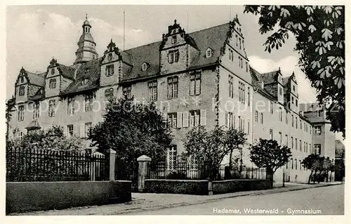 AK / Ansichtskarte Hadamar Westerwald Gymnasium Kat. Hadamar