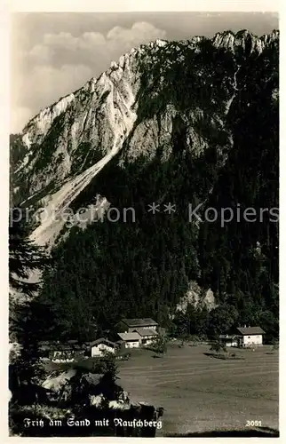 AK / Ansichtskarte Fritz am Sand mit Rauschberg Kat. Ruhpolding