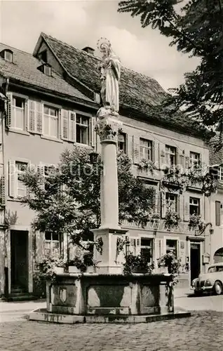 AK / Ansichtskarte Waldkirch Breisgau Marktbrunnen Kat. Waldkirch