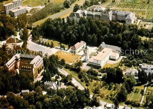 AK / Ansichtskarte Schoenstatt Vallendar Fliegeraufnahme Theologische Hochschuel der Pallottiner Haus Wasserburg Pallotti Haus Kat. Vallendar