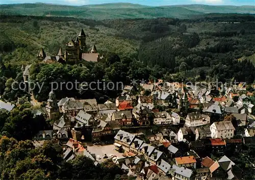 AK / Ansichtskarte Braunfels Fliegeraufnahme mit Schloss Naturpark Hochtaunus Kat. Braunfels