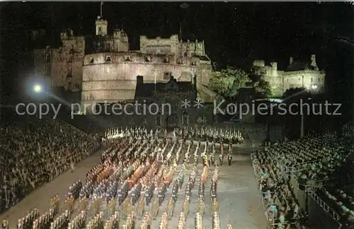 AK / Ansichtskarte Edinburgh The Military Tattoo at the Castle Kat. Edinburgh