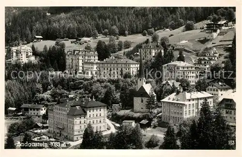 AK / Ansichtskarte Badgastein Fliegeraufnahme Kat. Bad Gastein