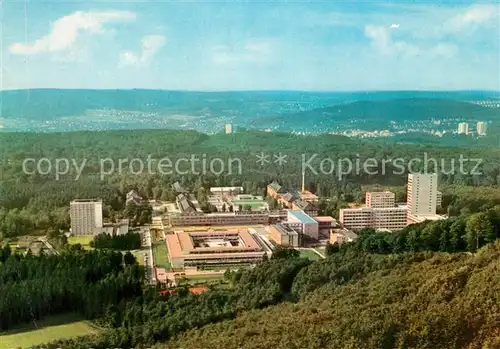 AK / Ansichtskarte Saarbruecken Panorama mit Blick zur Universitaet Kat. Saarbruecken