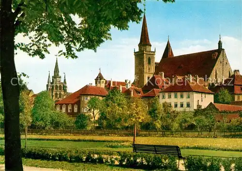 AK / Ansichtskarte Ansbach Mittelfranken Blick zur Gumbertus und Johanniskirche Kat. Ansbach