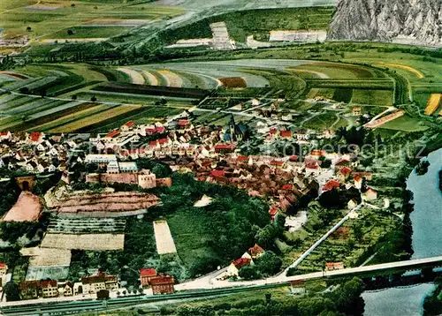 AK / Ansichtskarte Ebernburg Fliegeraufnahme Kat. Bad Muenster am Stein Ebernburg