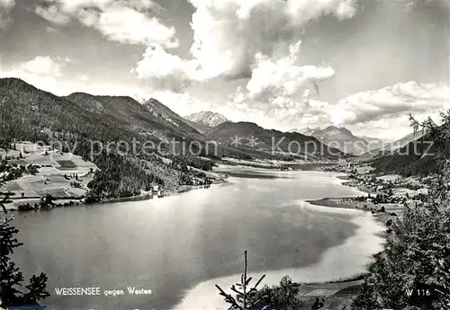 AK / Ansichtskarte Weissensee Kaernten Panorama Kat. Weissensee