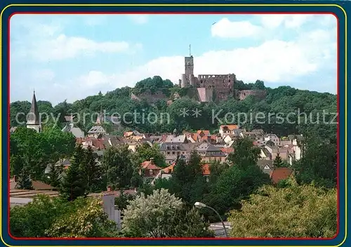 AK / Ansichtskarte Koenigstein Taunus Heilklimatischer Kurort mit Burgruine Kat. Koenigstein im Taunus