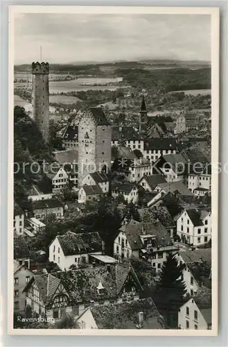 AK / Ansichtskarte Ravensburg Wuerttemberg Mehlsack Panorama Kat. Ravensburg