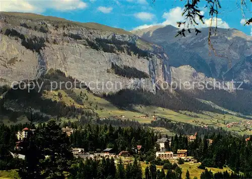 AK / Ansichtskarte Flims Waldhaus Fliegeraufnahme Scheia und Fidaz Flimsterstein Tschepp Kat. Flims Waldhaus