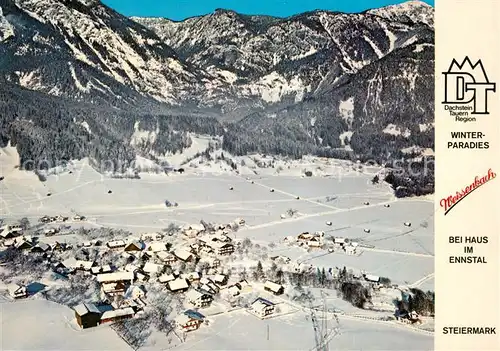 AK / Ansichtskarte Weissenbach Enns Fliegeraufnahme mit Stoderzinken Kat. Weissenbach an der Enns