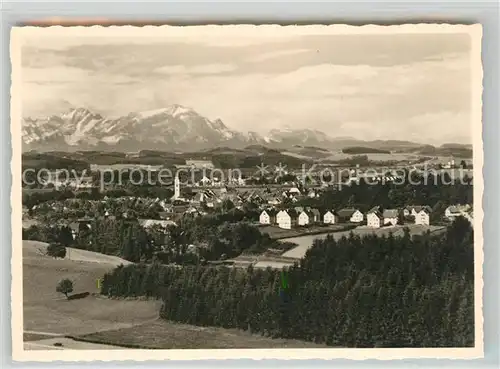 AK / Ansichtskarte Wangen Allgaeu Fliegeraufnahme Panorama Kat. Wangen im Allgaeu