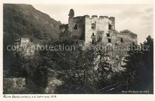 AK / Ansichtskarte Balduinstein Ruine Kat. Balduinstein