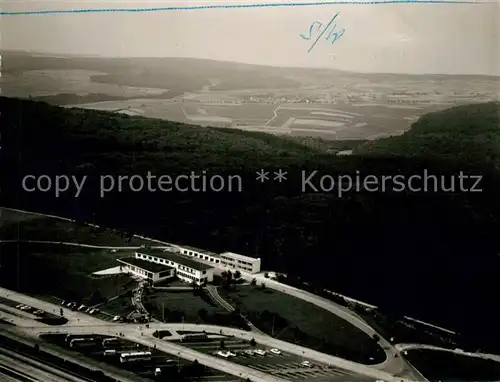 AK / Ansichtskarte Camberg Bad Fliegeraufnahme Autobahn Raststaette Kat. Bad Camberg