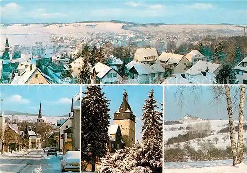 AK / Ansichtskarte Camberg Bad Winterlandschaft Kirche Panorama Kat. Bad Camberg