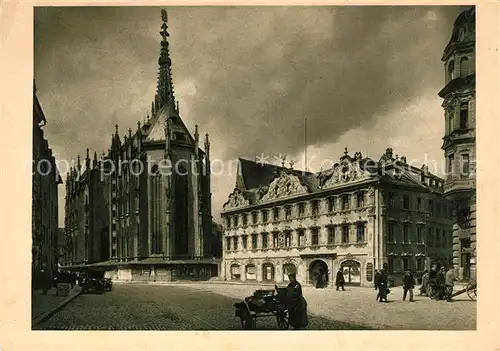 AK / Ansichtskarte Wuerzburg Marienkapelle Falkenhaus Kat. Wuerzburg