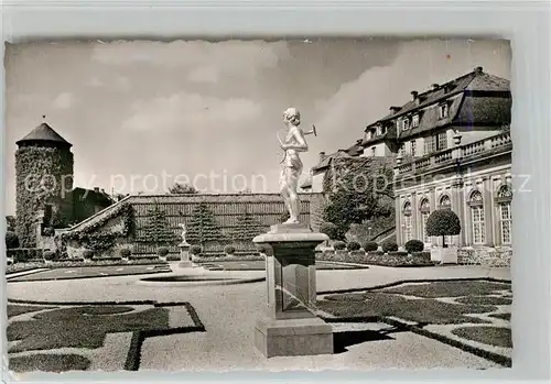 AK / Ansichtskarte Weilburg Schlossgarten Putten Denkmal Kat. Weilburg Lahn