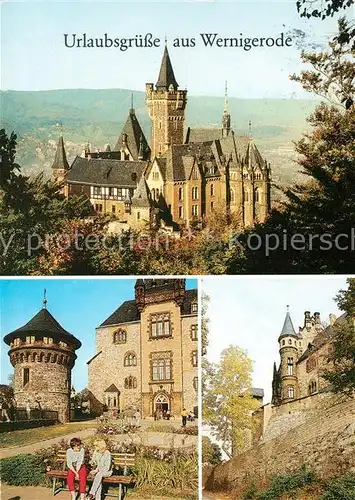 AK / Ansichtskarte Wernigerode Harz Feudalmuseum Schloss Wernigerode Kat. Wernigerode