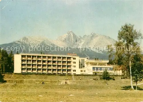 AK / Ansichtskarte Tatranska Lomnica Zotavovna ROH Morava Vysoke Tatry Hohe Tatra Kat. Tschechische Republik