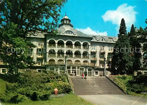 AK / Ansichtskarte Lazne Jesenik Priessnitzovo Sanatorium Kat. Bad Graefenberg