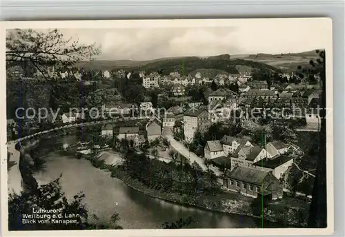 AK / Ansichtskarte Weilburg Blick vom Kanapee Kat. Weilburg Lahn