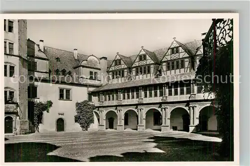 AK / Ansichtskarte Weilburg Schlosshof Kat. Weilburg Lahn