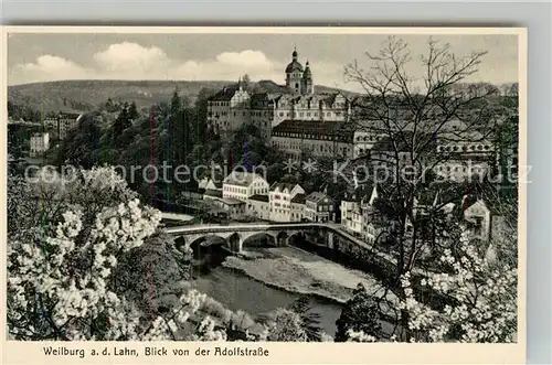 AK / Ansichtskarte Weilburg Schloss Lahnbruecke Kat. Weilburg Lahn