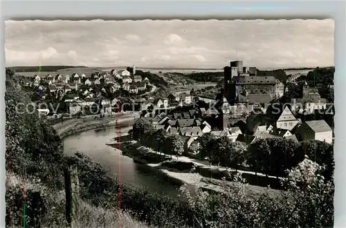 AK / Ansichtskarte Runkel Lahn Burg Panorama Kat. Runkel