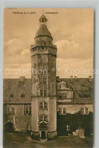 AK / Ansichtskarte Weilburg Schlosshof Kat. Weilburg Lahn