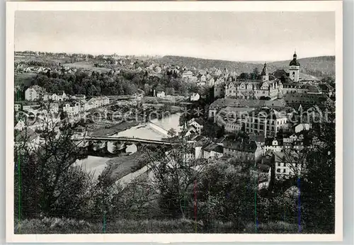 AK / Ansichtskarte Weilburg Schlosskirche Lahnbruecke Schloss Kat. Weilburg Lahn