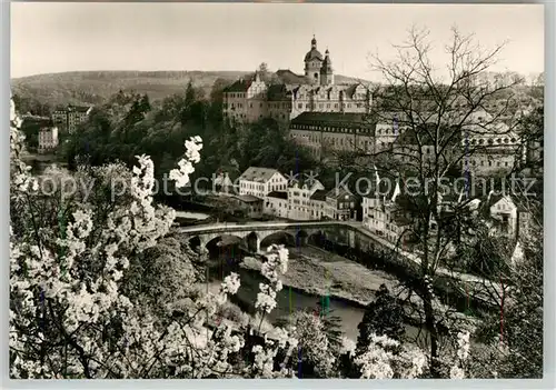 AK / Ansichtskarte Weilburg Schlosskirche Lahnbruecke Schloss Kat. Weilburg Lahn