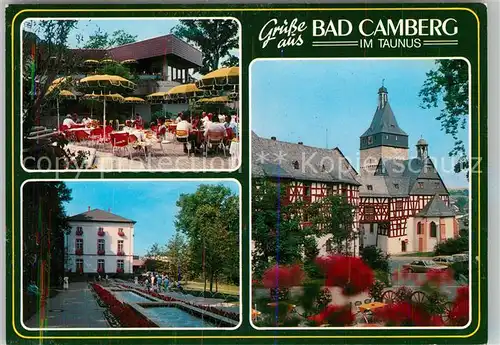 AK / Ansichtskarte Camberg Bad Kurpark Terrasse Amtshof Kat. Bad Camberg