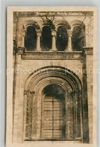 AK / Ansichtskarte Speyer Rhein Dom Fenster Kat. Speyer