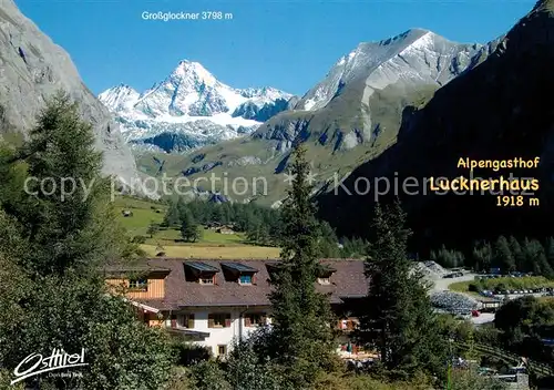 Kals Grossglockner Alpengasthof Lucknerhaus Grossglockner Hohe Tauern Kat. Kals am Grossglockner