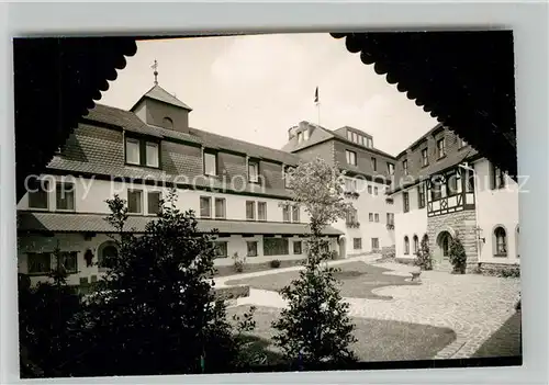 AK / Ansichtskarte Biebelried Gasthaus Hotel Leicht Innenhof Kat. Biebelried