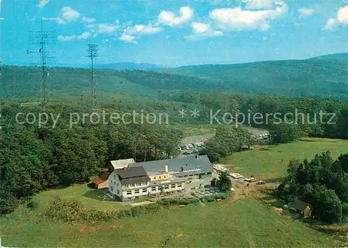 AK / Ansichtskarte Hoherodskopf Fliegeraufnahme Clubwirt H. Hochfeld Pension  Kat. Schotten