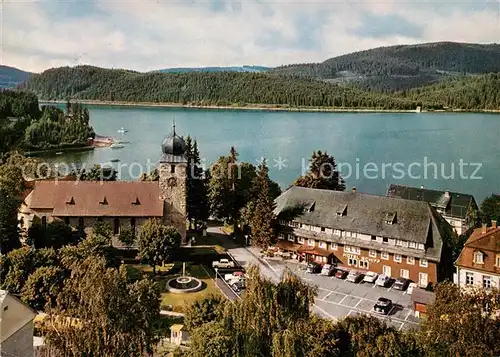 Schluchsee Hotel Schiff Fliegeraufnahme Kat. Schluchsee