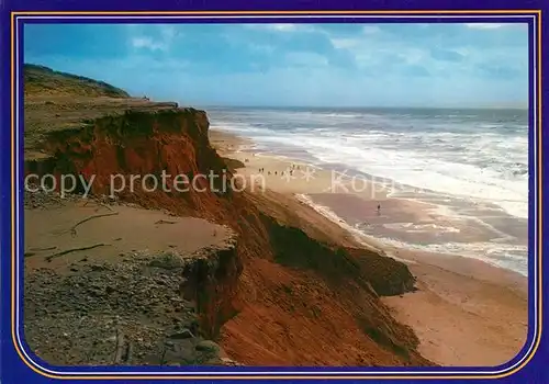 Kampen Sylt Panorama Kueste Rotes Kliff Steilkueste Strand Kat. Kampen (Sylt)