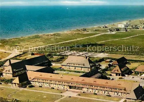 Westerland Sylt Nordseeklinik Fliegeraufnahme Kat. Westerland