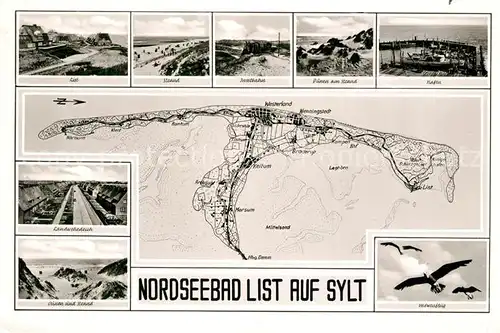 List Sylt Nordseebad Duenen Hafen Strand Landwehrdeich