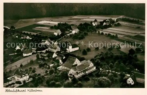 Kaelberbronn Fliegeraufnahme Kirche Gasthaus Schwanen Kat. Pfalzgrafenweiler