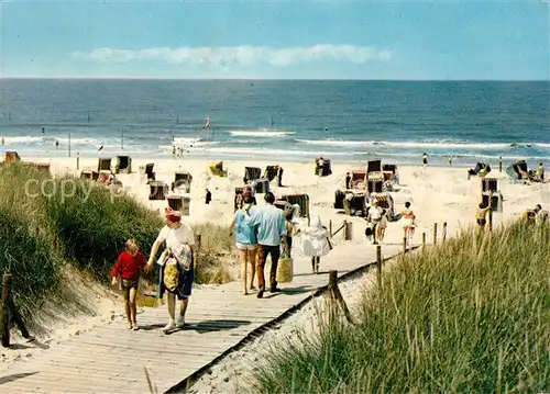 Langeoog Nordseebad Badestrand Kat. Langeoog