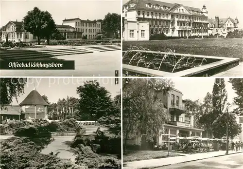 Kuehlungsborn Ostseebad Ostsee Hotel Konzertgarten FDGB Erholungsheim Cafe Kat. Kuehlungsborn