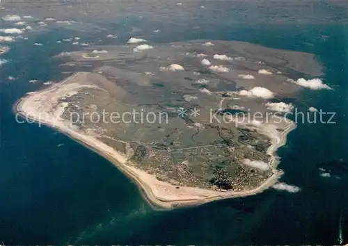 AK / Ansichtskarte Borkum Nordseebad Nordseeinsel Fliegeraufnahme aus 4800 m Hoehe Kat. Borkum