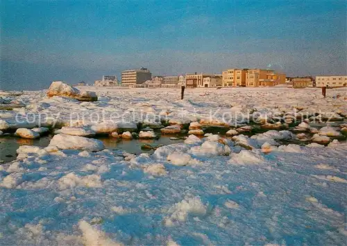 AK / Ansichtskarte Norderney Nordseebad Winter am Weststrand Kat. Norderney