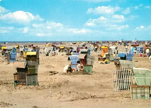 AK / Ansichtskarte Buesum Nordseebad Sandstrand Kat. Buesum