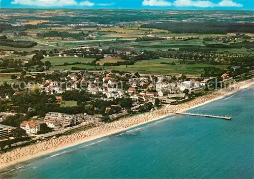 AK / Ansichtskarte Scharbeutz Ostseebad Fliegeraufnahme Kat. Scharbeutz