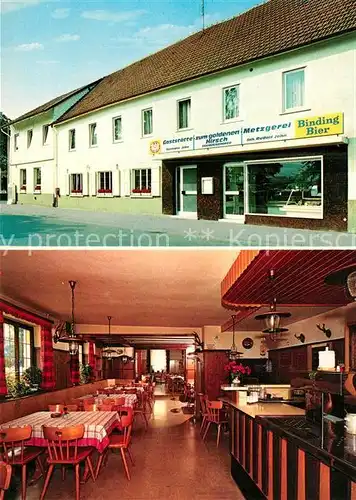 AK / Ansichtskarte Soden Salmuenster Bad Gasthaus Zum Goldenen Hirsch Metzgerei Kat. Bad Soden Salmuenster